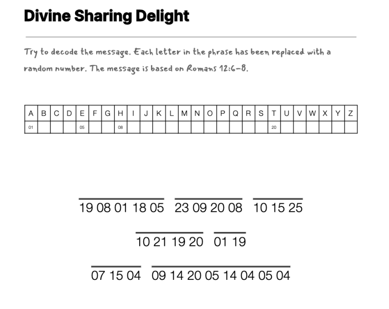 Learning from a Flock of Geese cryptogram